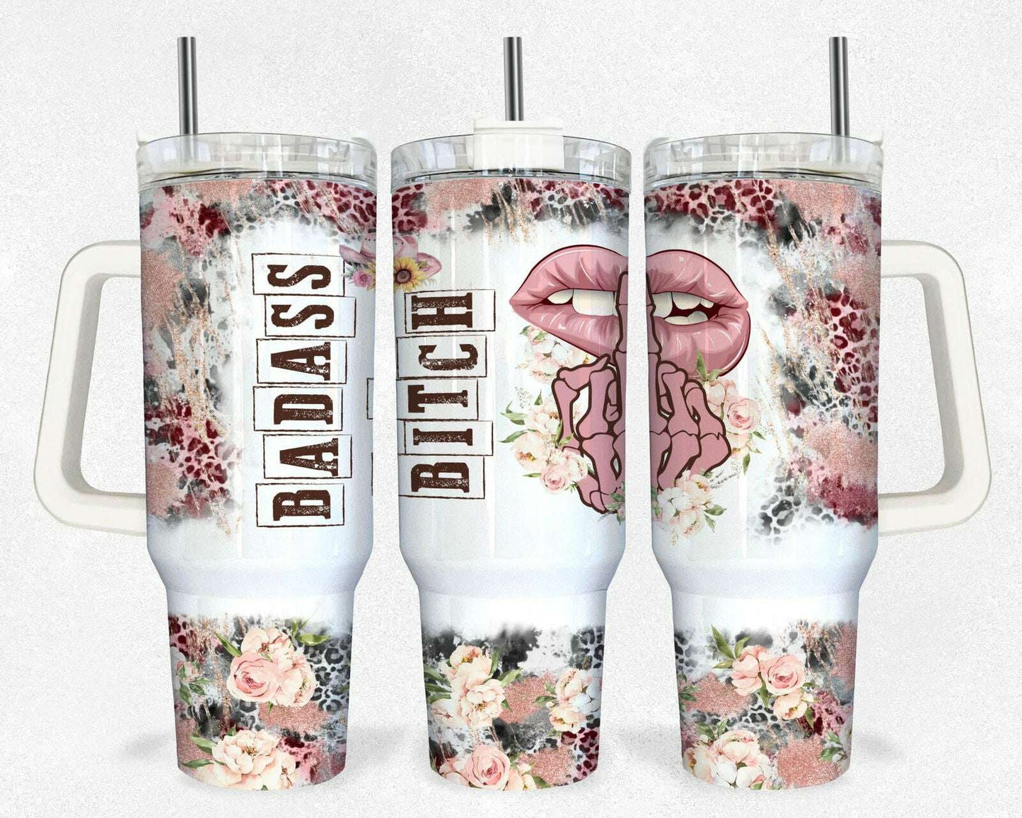 Sublimation 40oz Tumbler Wrap - PNG Tumbler Design