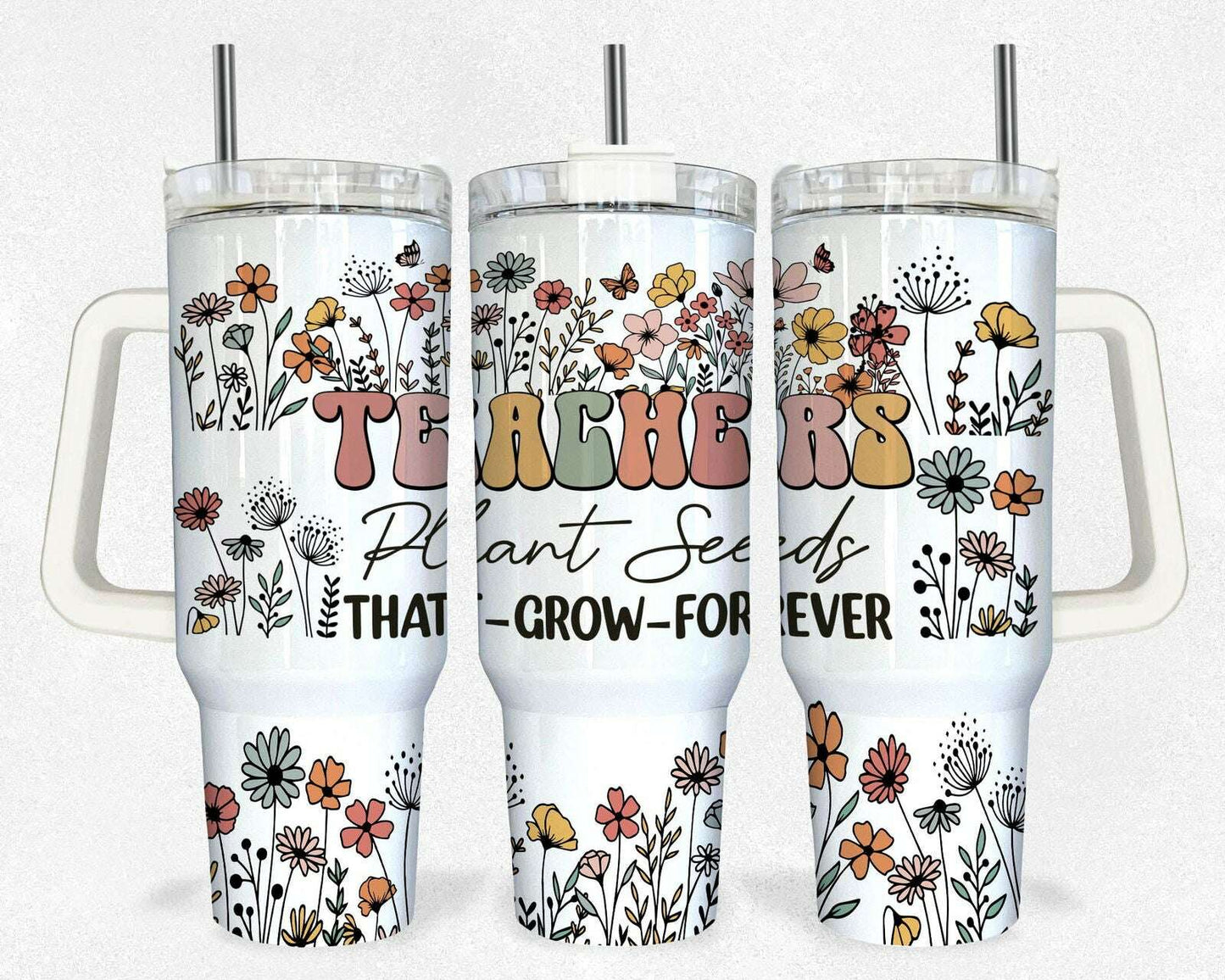 Teacher 40oz Tumbler, 40oz Tumbler Wrap, quencher tumbler 5