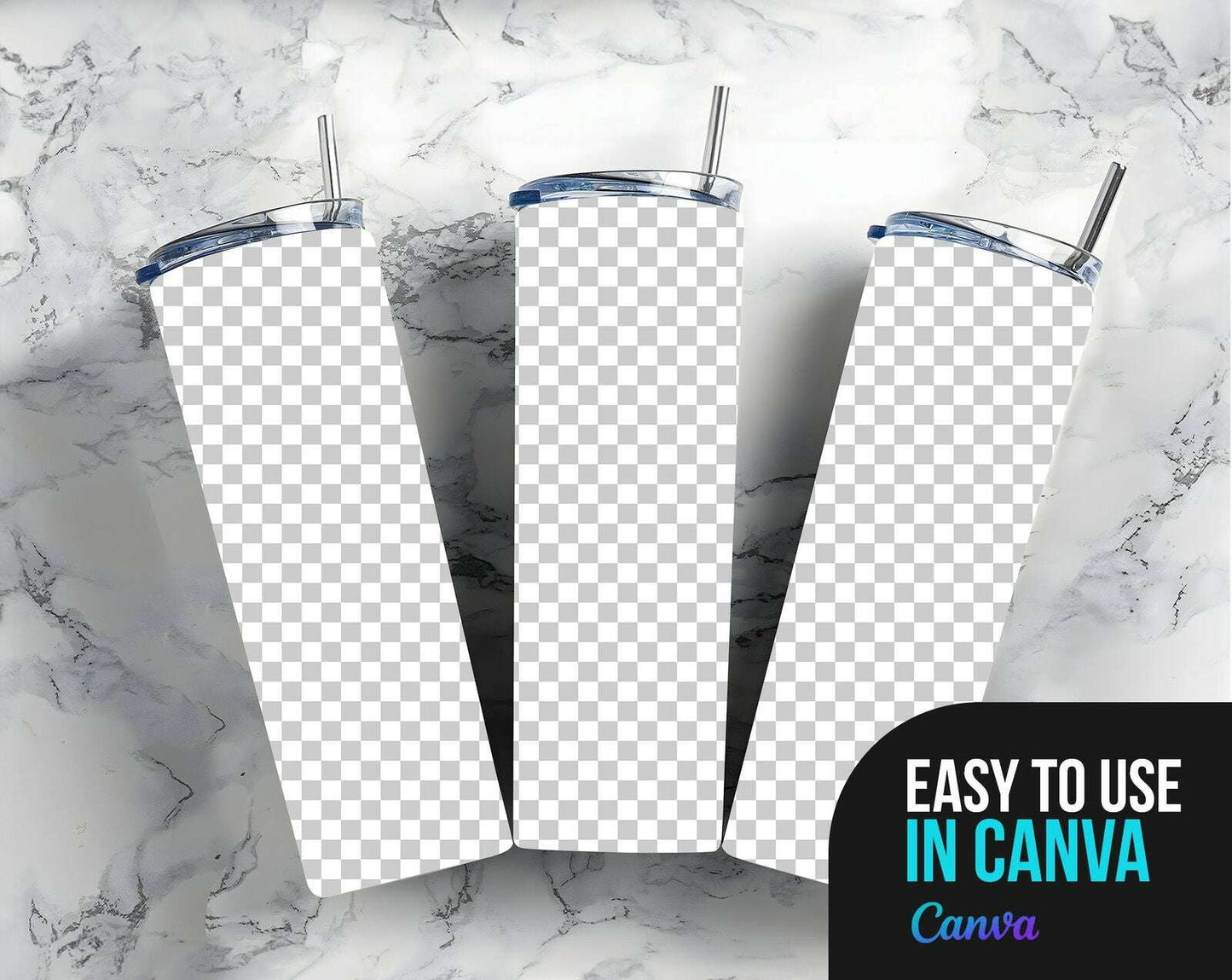 Tumbler Mockup Bundle 20oz Skinny Straight Tumbler