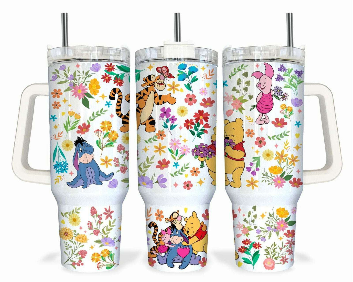WN the PO 40oz Tumbler Wrap Flower