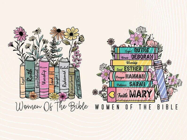 Women of the Bible PNG, Christian artwork design