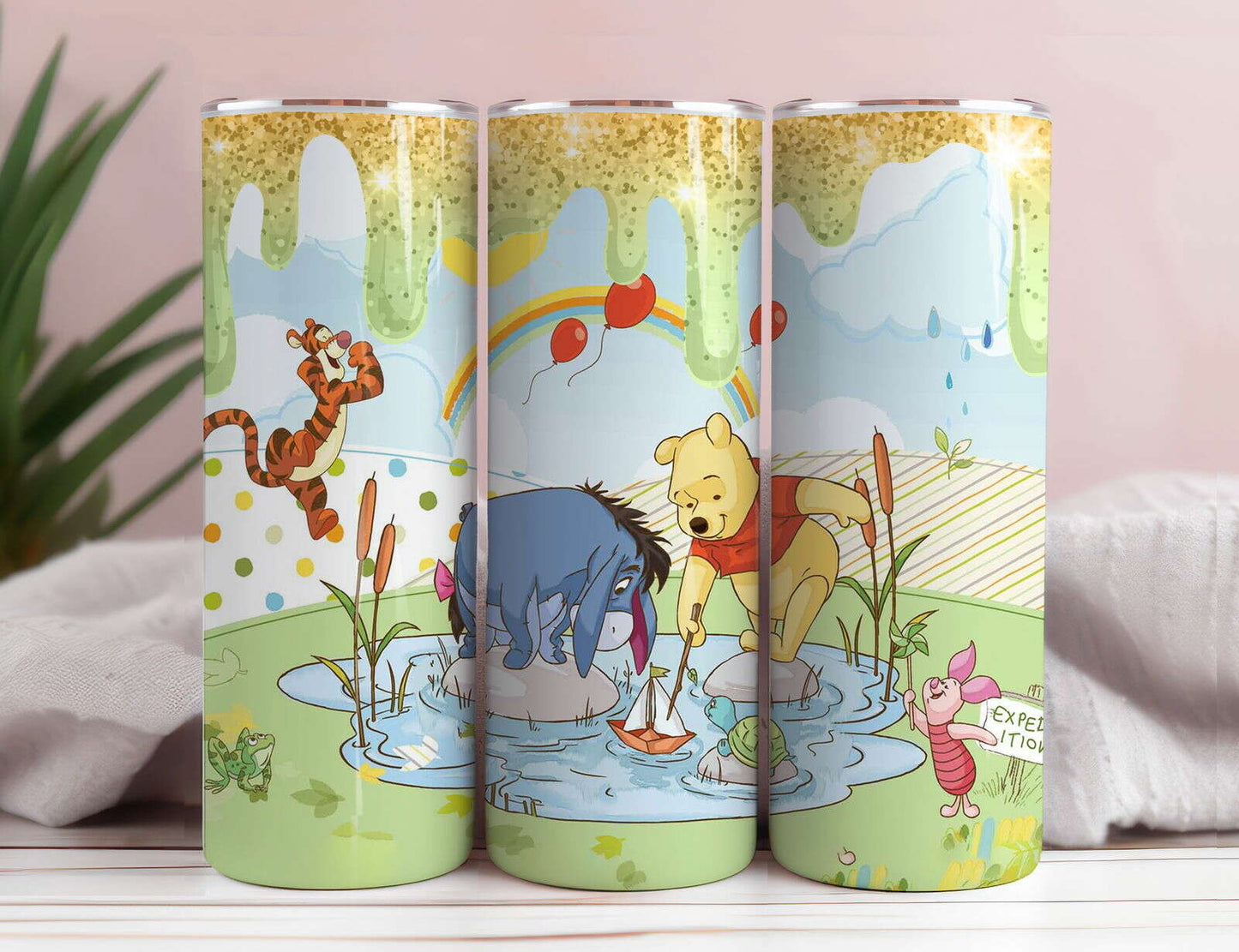 WP 20oz Skinny Tumbler Sublimation Designs, Instant Download 2