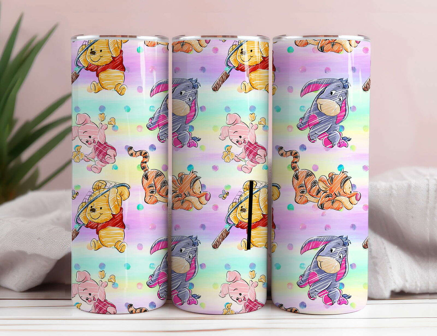 WP 20oz Skinny Tumbler Sublimation Designs, Instant Download 3