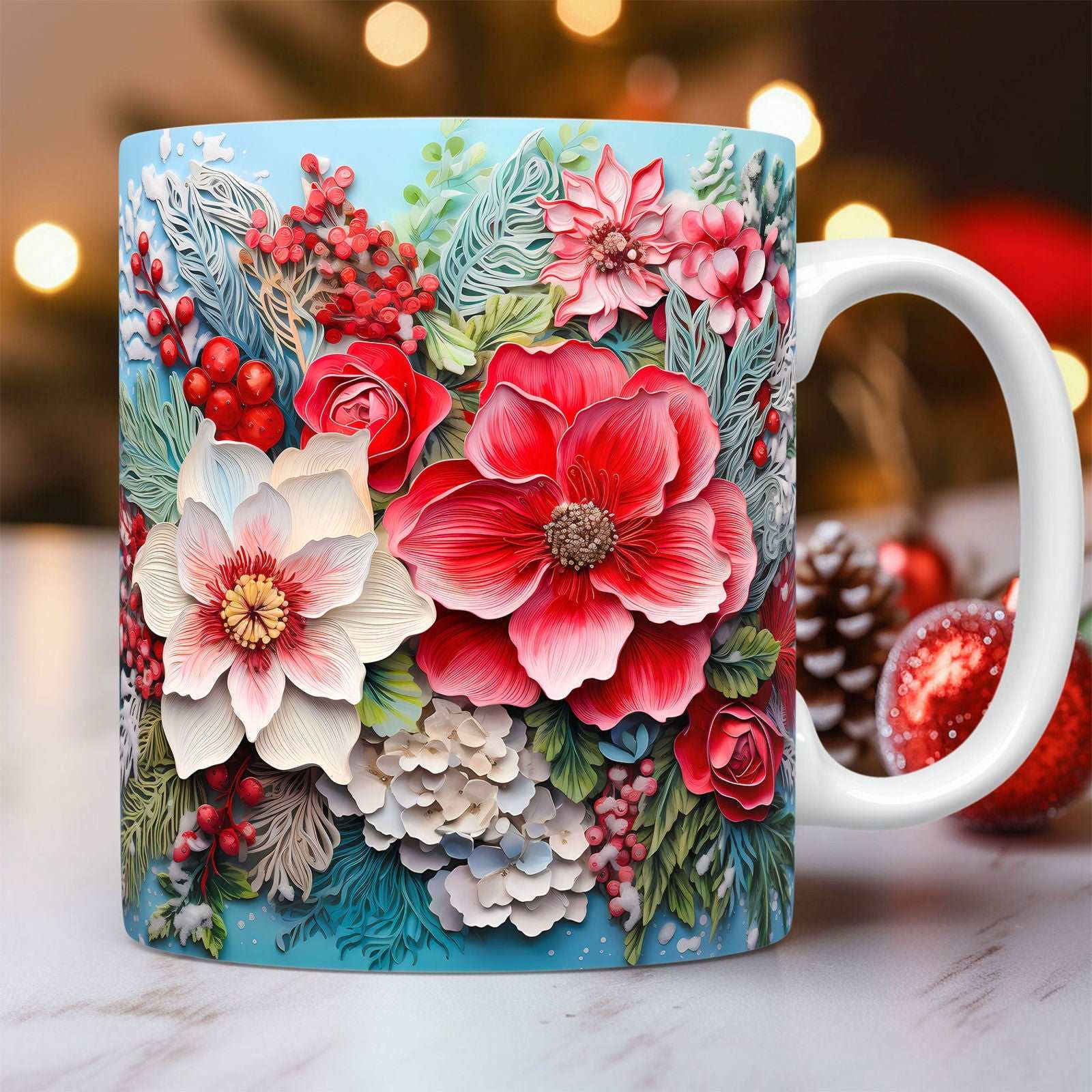 130 Cute Christmas Mug Wrap Bundle 