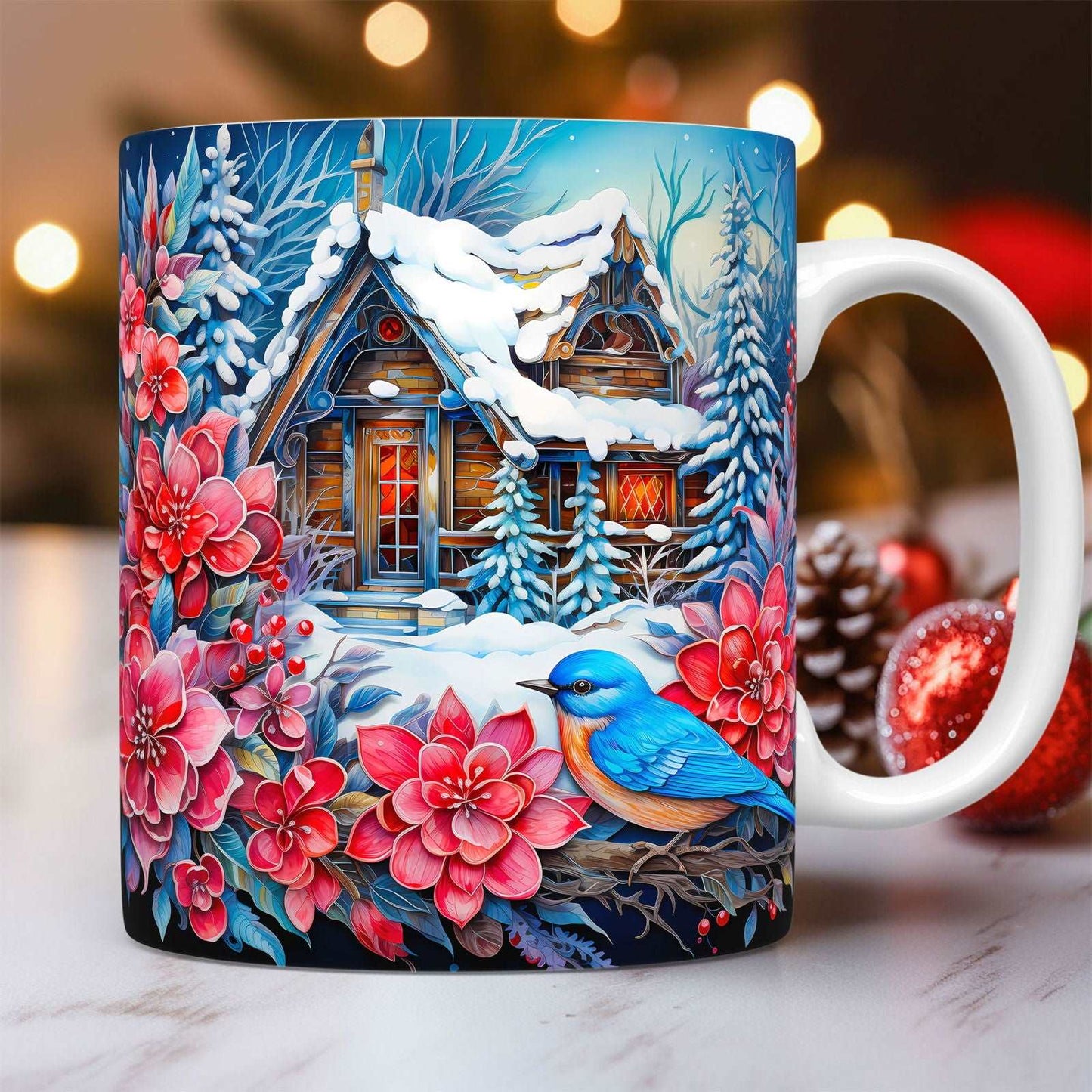 130 Cute Christmas Mug Wrap Bundle 