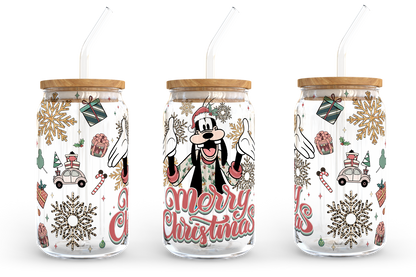 16oz Glass Can Wrap Bundle Christrmas DN 