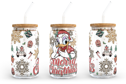 16oz Glass Can Wrap Bundle Christrmas DN 