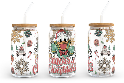 16oz Glass Can Wrap Bundle Christrmas DN 