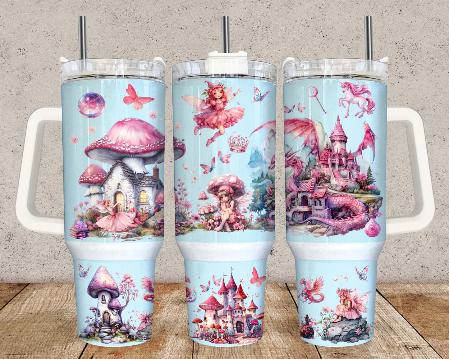 Fairytale Tumbler, 40oz Tumbler, Fairytale Princess, Skinny Tumbler, Cartoon Movie Tumbler, 40oz Handle Tumbler,Png Download