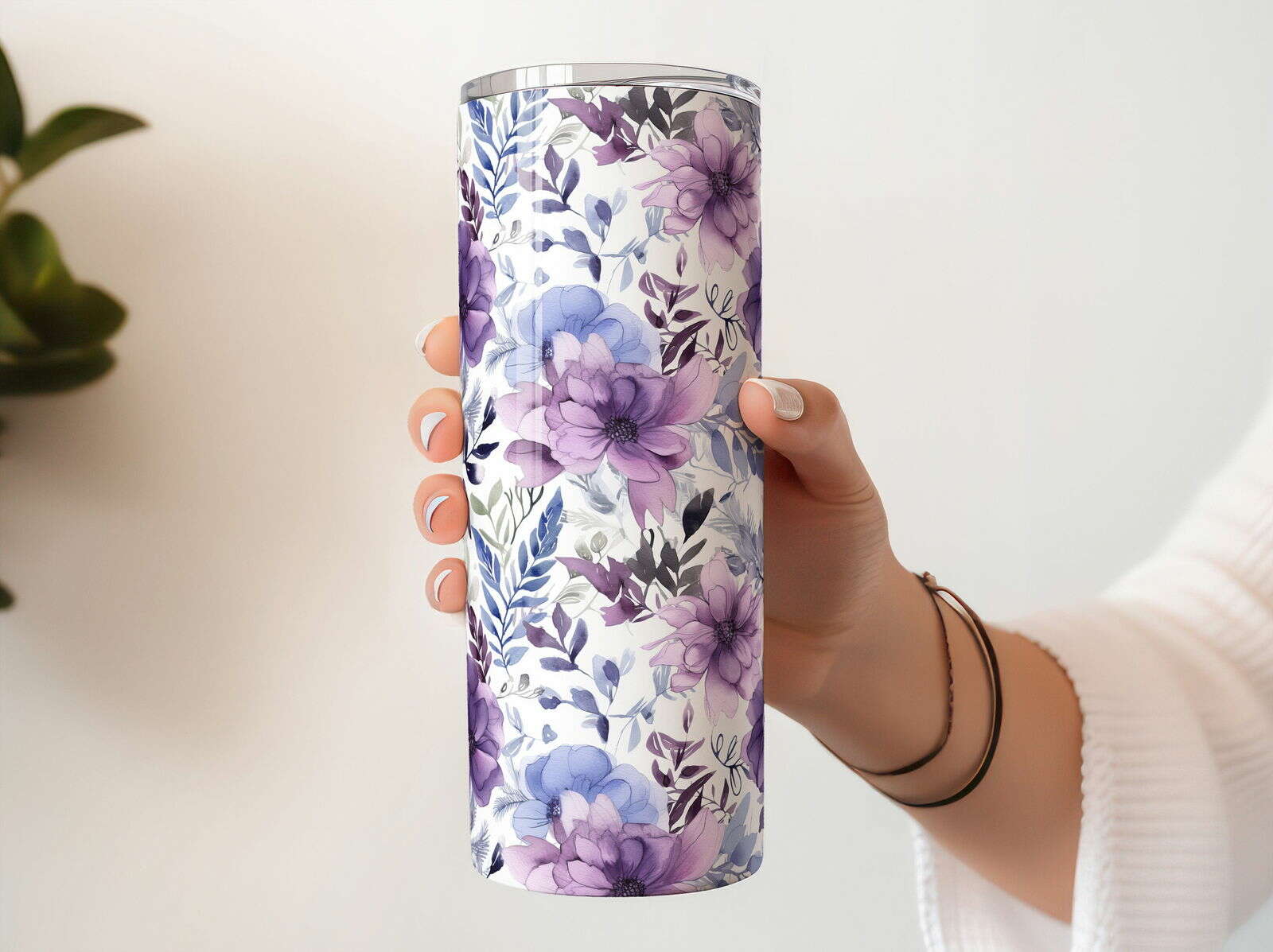 20oz Tumbler Mockup Tumbler PSD Mockup, Skinny Tumbler Mockup, Person Holding Mockup