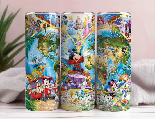 20oz Skinny Tumbler Sublimation DN 03 