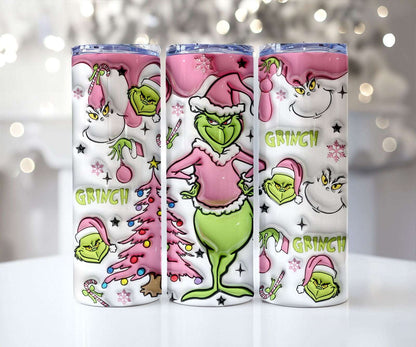 25 Designs 3D Christmas Tumbler Sublimation 