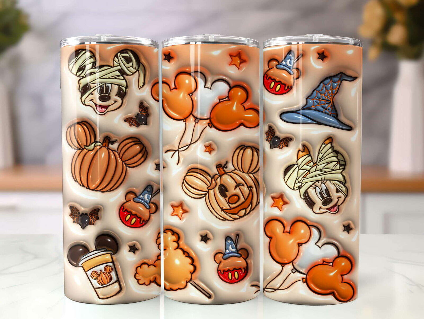 3D Inflated Snack Tumbler, Halloween Tumbler Inflated Png