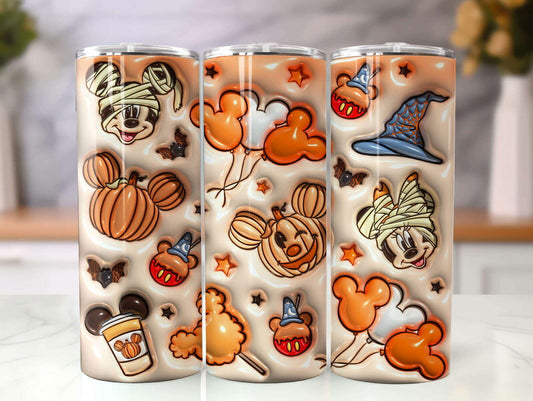 3D Inflated Snack Tumbler, Halloween Tumbler Inflated Png