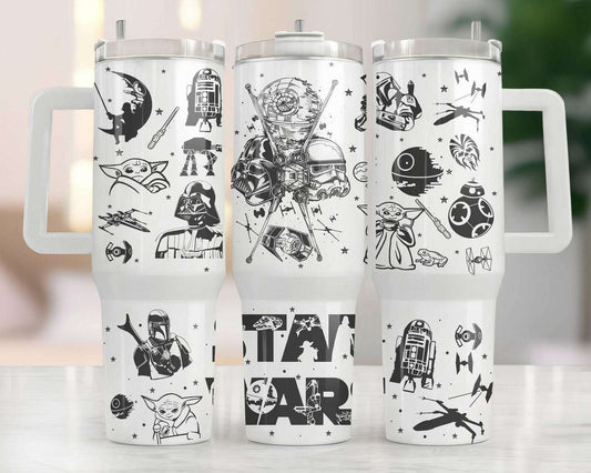 40oz Tumbler, 40oz Quencher Tumbler, Cartoon Tumbler Wrap, Png Instant Download