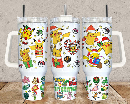 40oz Tumbler Wrap Po Christmas Png 