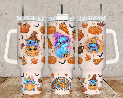 40oz tumbler wrap Halloween ST F 