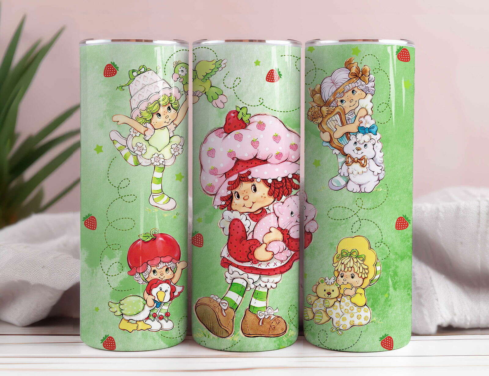 80s Cartoon 20oz Tumbler Wrap Sublimation Skinny Design, Instant Download