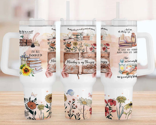 Book 40oz Tumbler Wrap 