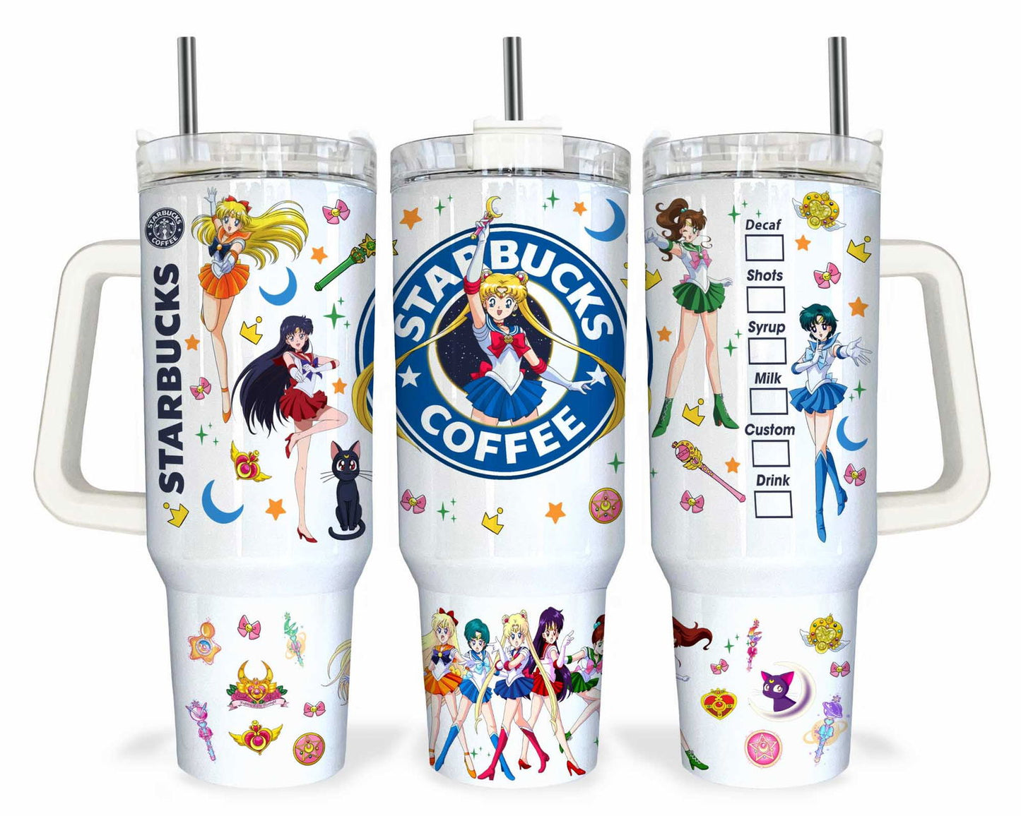 Bundle Cartoon Character 40oz Tumbler Wrap. Movies Character Tumbler Design 