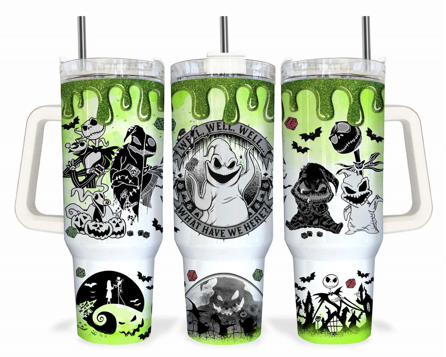 Bundle Nightmare Before Christmas 40oz Tumbler Wraps 