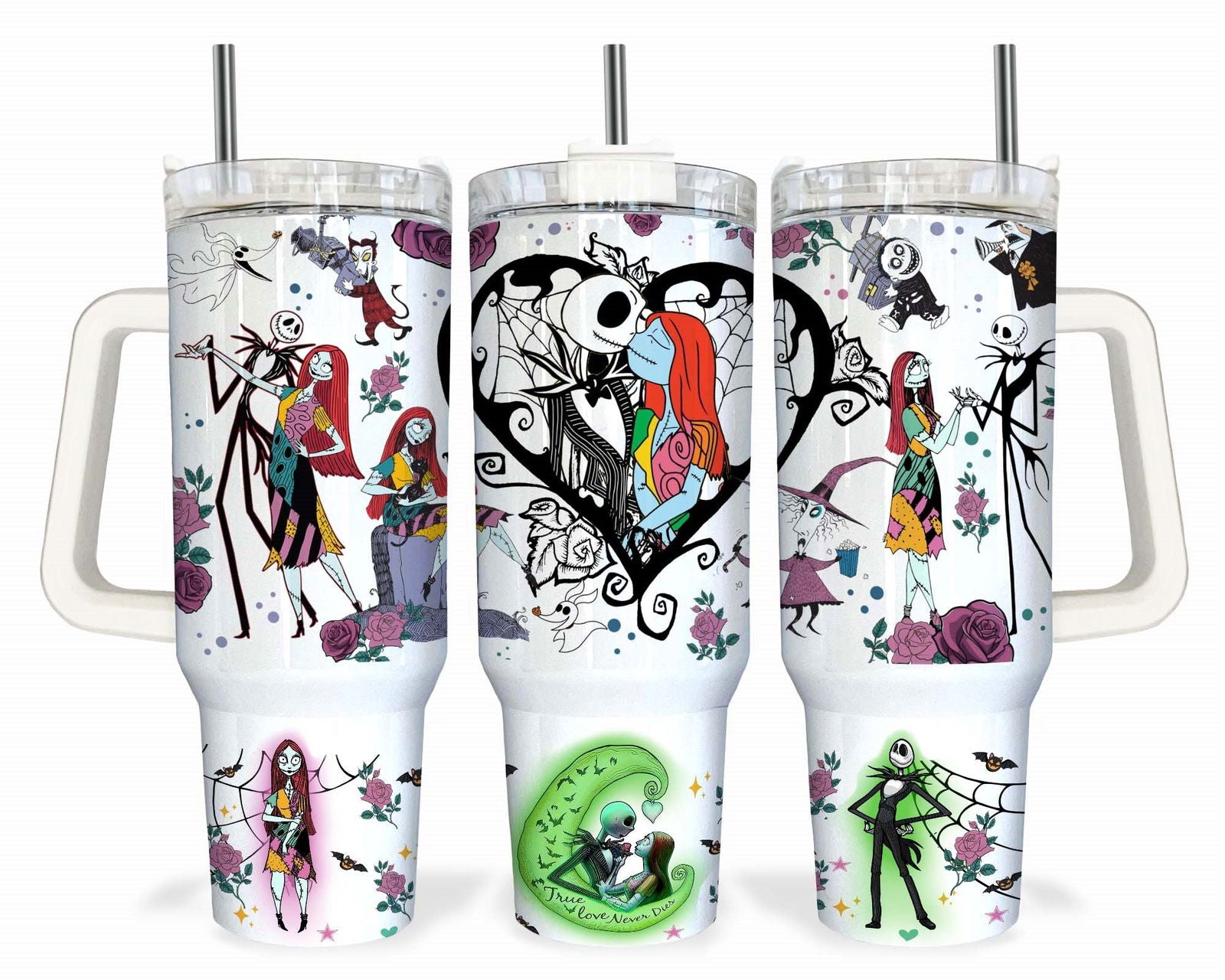 Bundle Nightmare Before Christmas 40oz Tumbler Wraps 