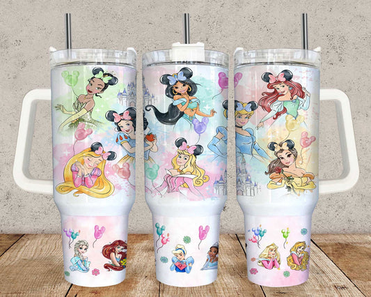 Cartoon Movies Characters 40oz Tumbler Wrap Sublimation Design Png 