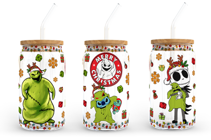 Christmas 16oz libbey can Cartoon PNG 