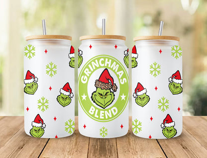 Christmas Libbey Glass Can Wrap Png 