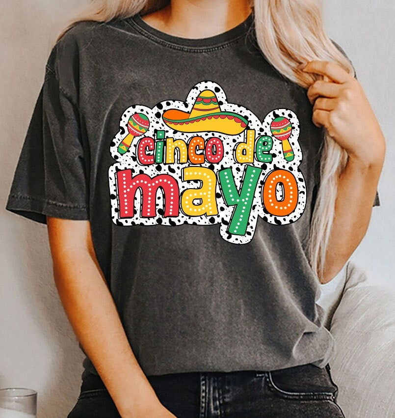 Cinco de Mayo PNG Sublimation design download 