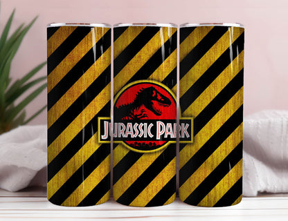 Dinosaur 20oz Skinny Tumbler Wrap PNG 