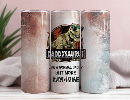 Dinosaur 20oz Skinny Tumbler Wrap PNG 