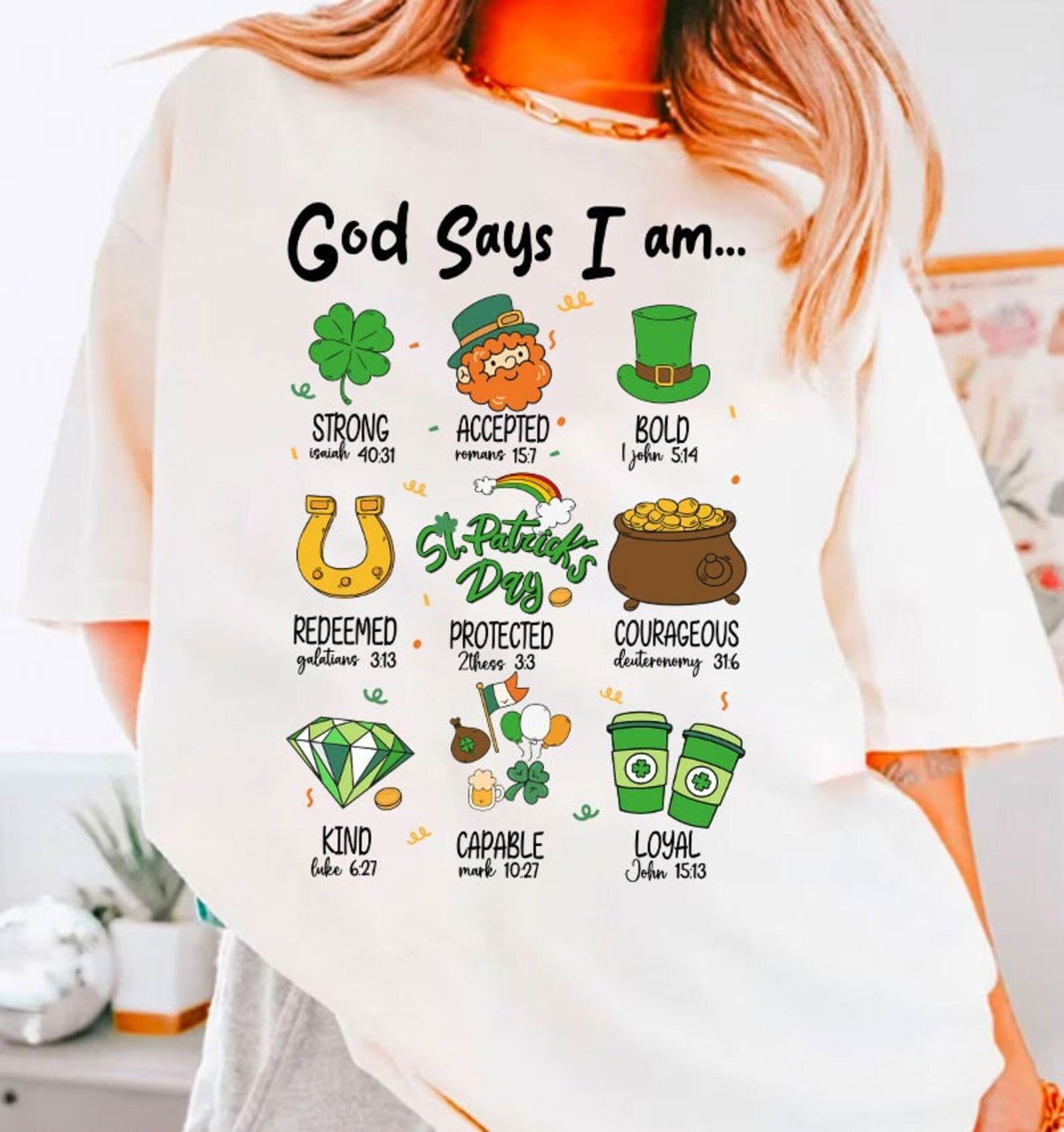 God Says I Am Patrick_s Day Png 