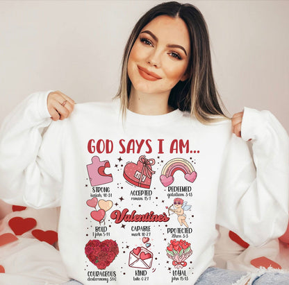 God Says I Am Valentine Png 2 