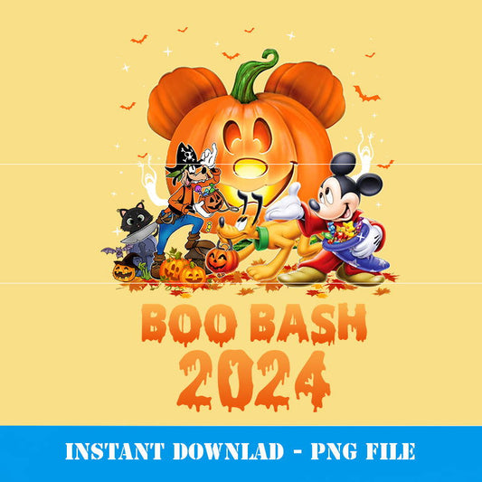 Halloween 2024 Shirt Design PNG 