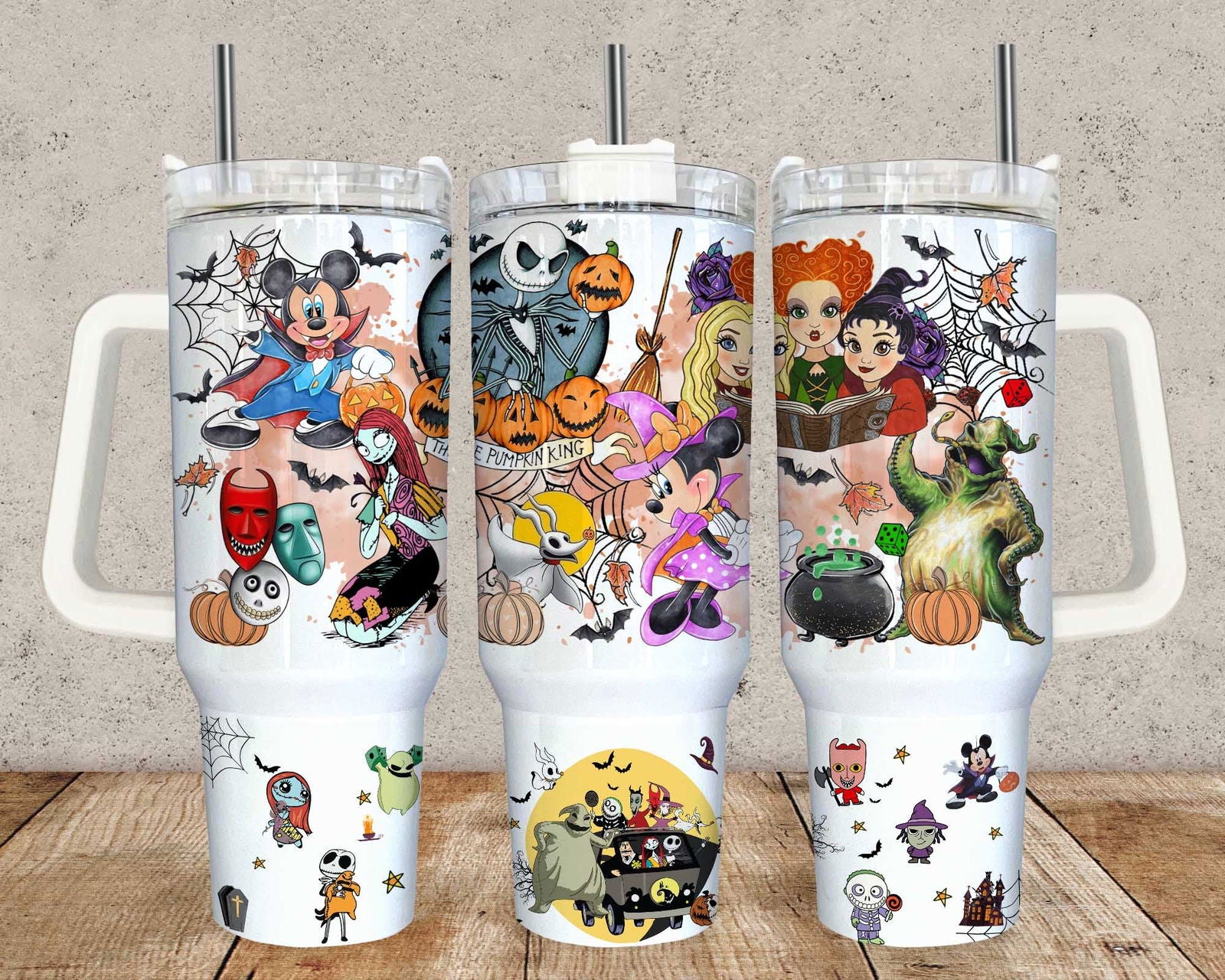 Halloween 40oz Tumbler Wra Png SK 