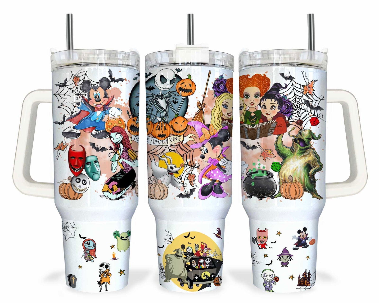 Halloween 40oz Tumbler Wra Png SK 