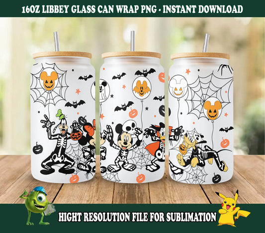 Halloween Libbey 16 oz Design MK 01 