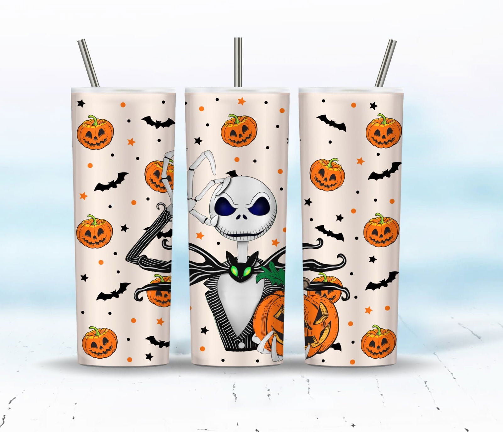 Hor Halloween  Tumbler Wrap Sublimation 20oz Tumbler Design Download PNG 