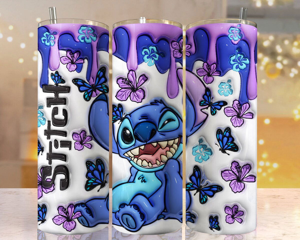 Inflated ST Tumbler Design Png 3D Tumbler Wraps 20oz Skinny Sublimation 4 