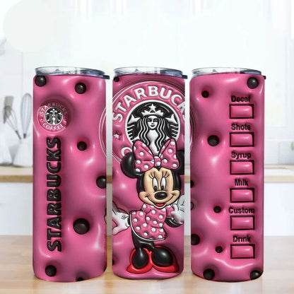 Inflated Tumbler Design Png 3D Tumbler Wraps 20oz 