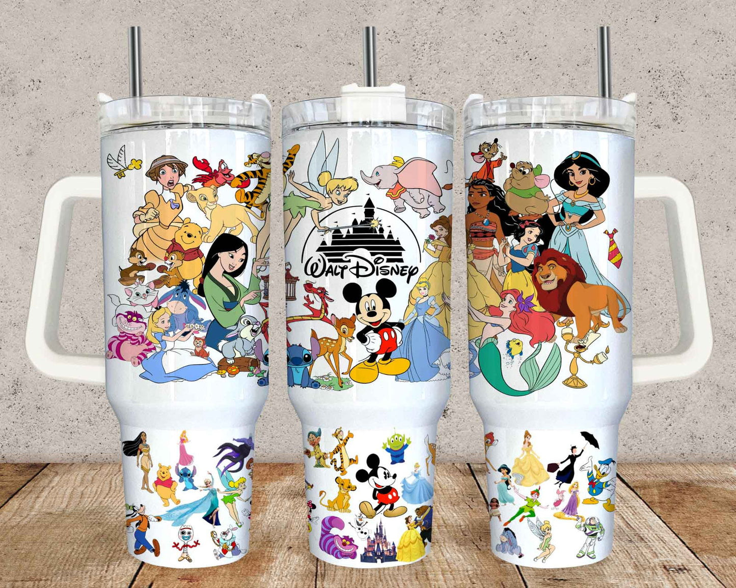 Magical Snacks 40oz Quencher Tumbler Sublimation Design 