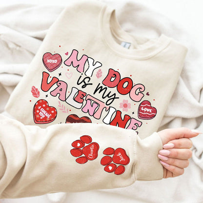 My Dog is My Valentine Shirt Png 2 