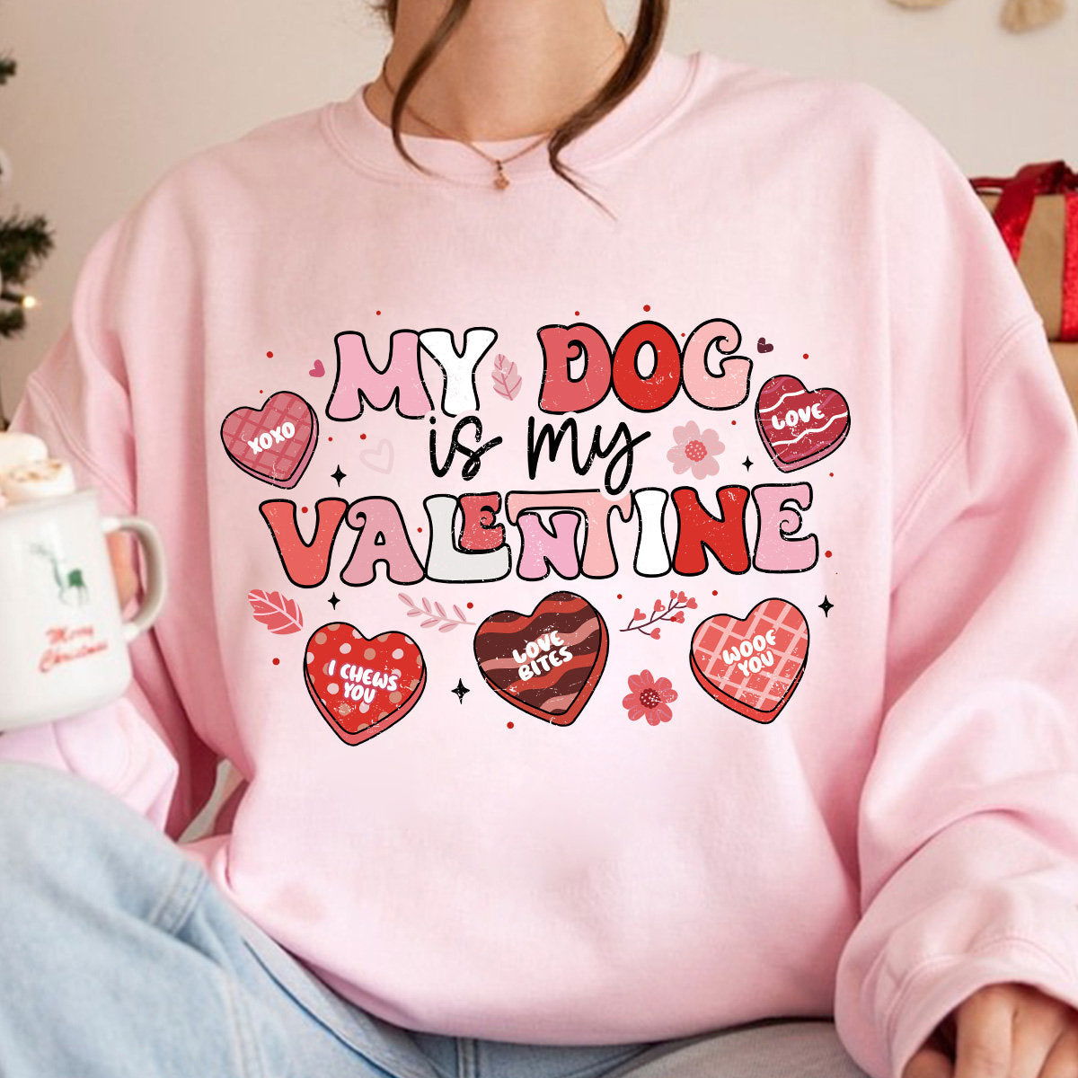 My Dog is My Valentine Shirt Png 2 