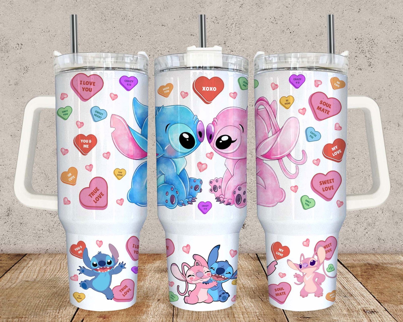 ST Love 40oz Tumbler Quencher Tumbler Wrap 