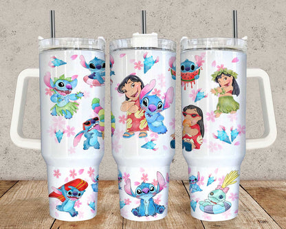 ST Water Color 40oz Tumbler Wrap 