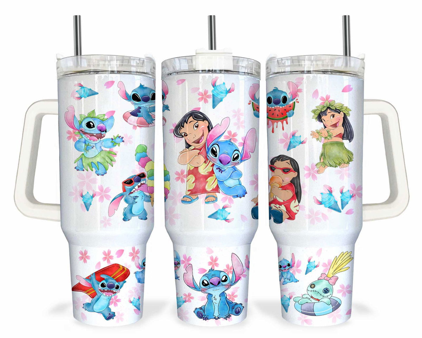 ST Water Color 40oz Tumbler Wrap 