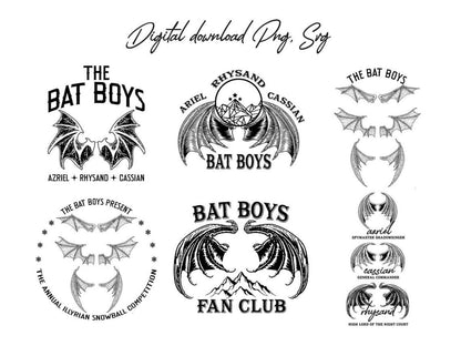 The Bat Boys Bundle Svg 