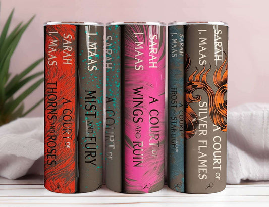 ACOTAR Velaris 20oz Tumbler PNG Download File, Dark Romance, Fantasy Reader