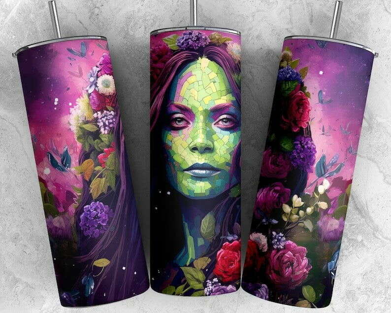 Bundle 20oz Skinny Tumbler, MV Tumbler Wrap